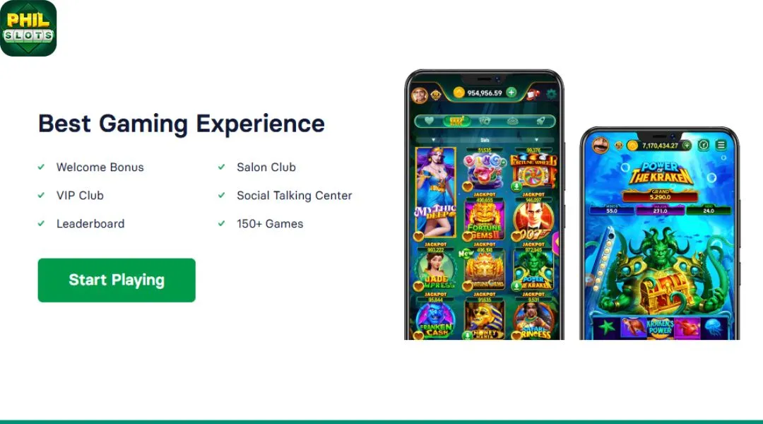 Game categories available at PHILSLOTS